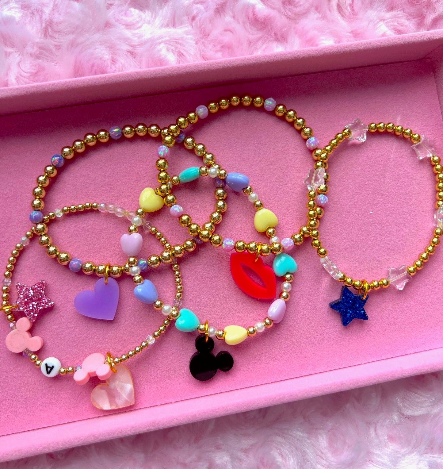 Showgirl themed Mini Bracelet Charms *LIMITED*
