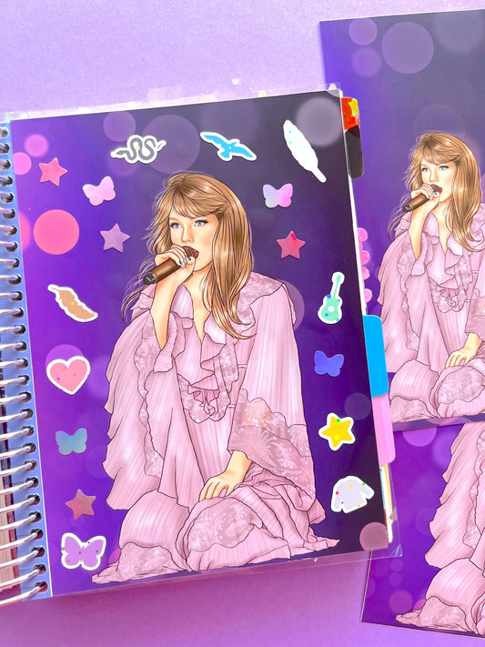 TS Purple Dress / Sticker Dashboard