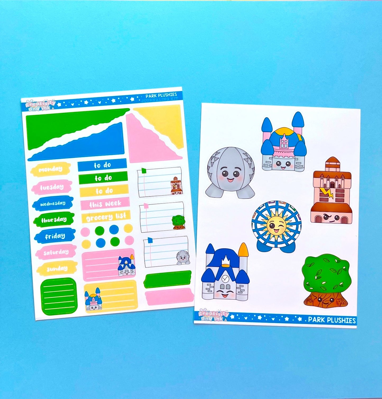 Park Plushies / Journal Kit