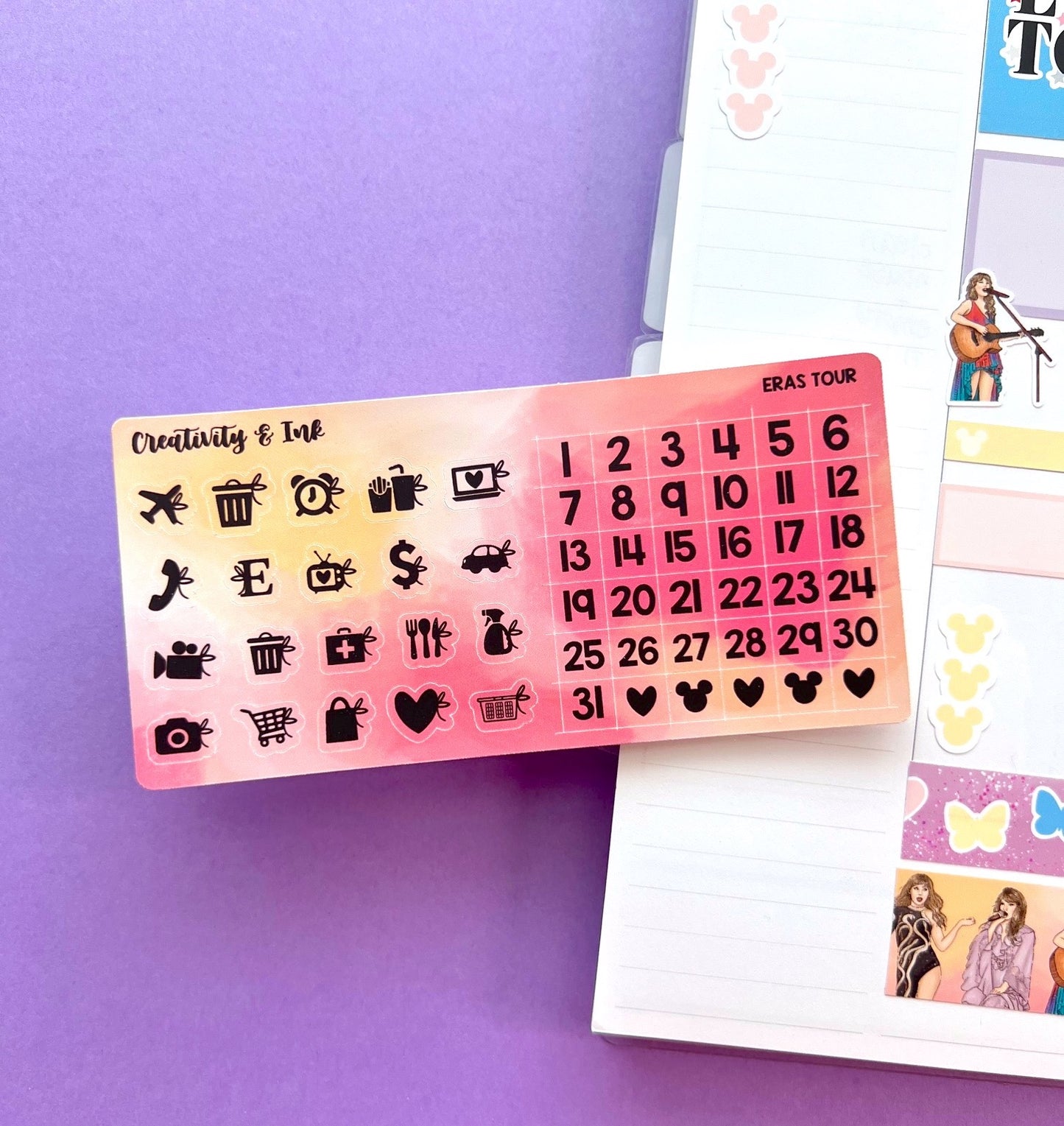 Eras Tour / Foiled Icons + Date Squares