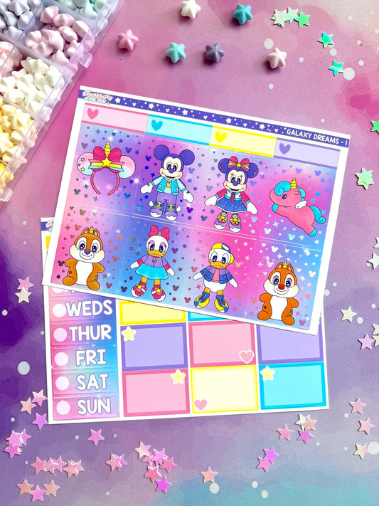 Galaxy Dreams / Purple Holographic Foil Full Kit (1.5" BOXES) (LE COLOR)