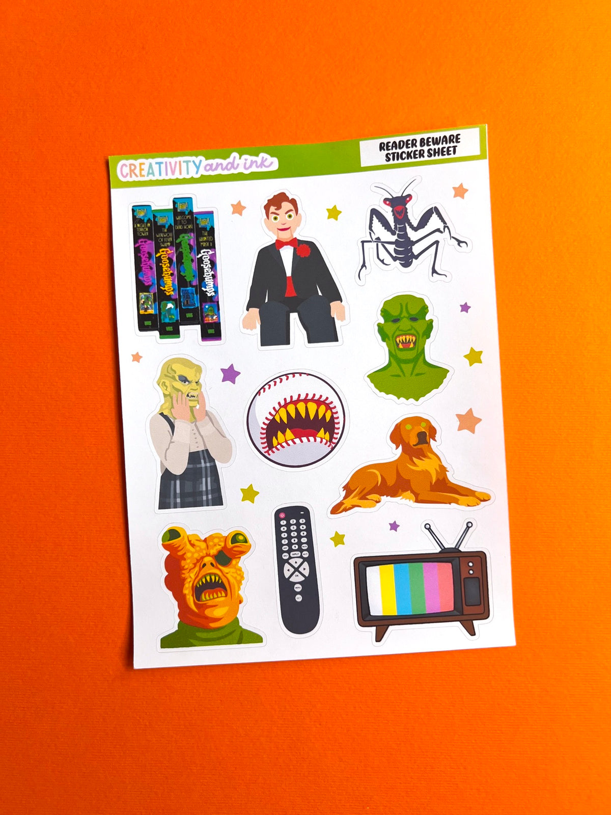 Reader Beware / Sticker Sheet
