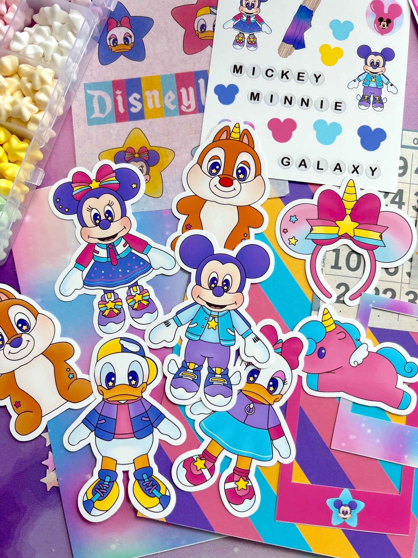 NEW! Galaxy Dreams / Collage & Sticker Pack