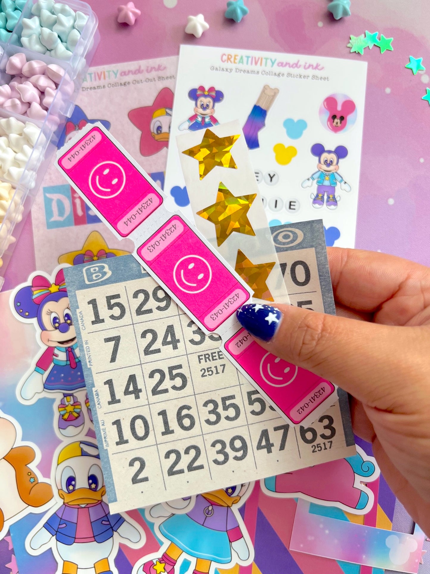 NEW! Galaxy Dreams / Collage & Sticker Pack