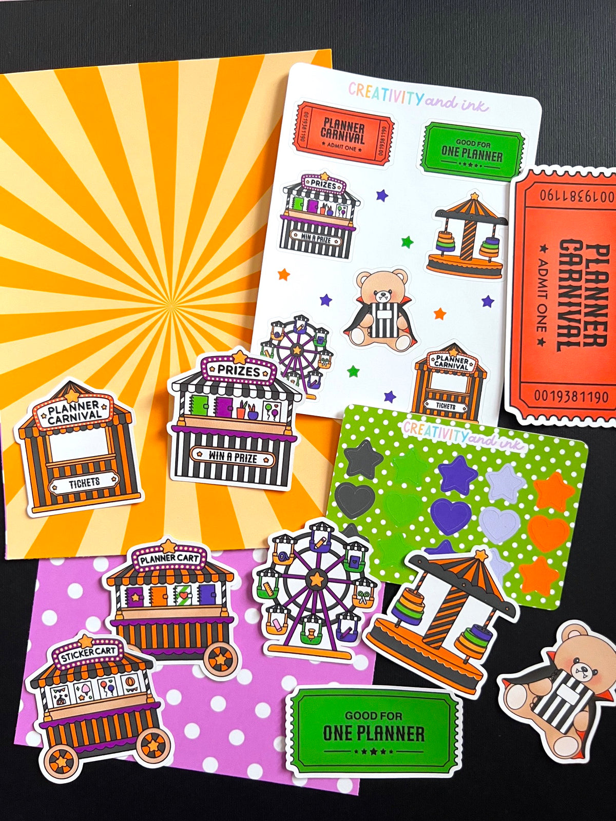 Spooky Carnival / Junk Journal Kit
