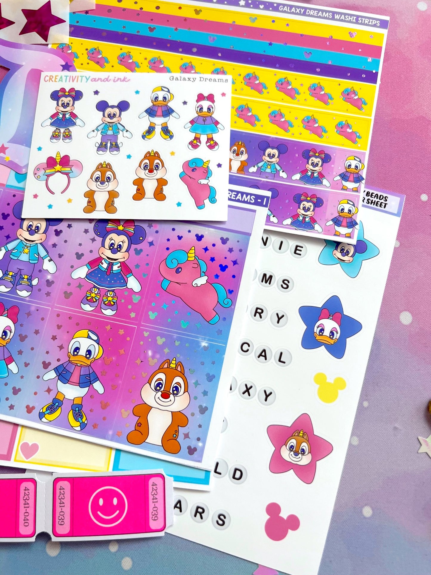 LIMITED Galaxy Dreams / Full Sticker & Die Cut BUNDLE