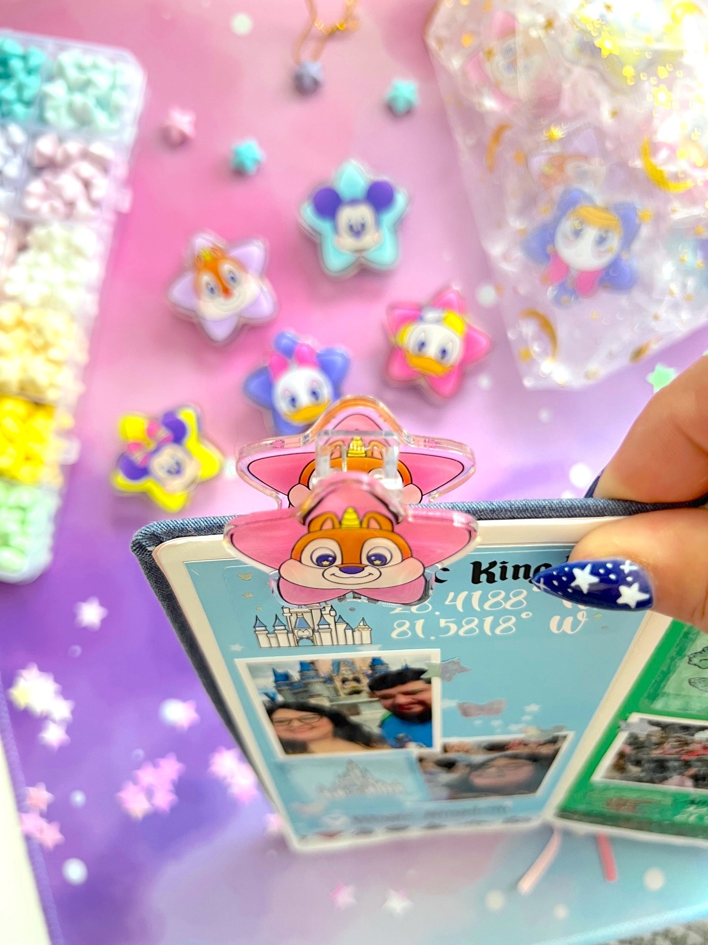 Galaxy Dreams Acrylic Clips