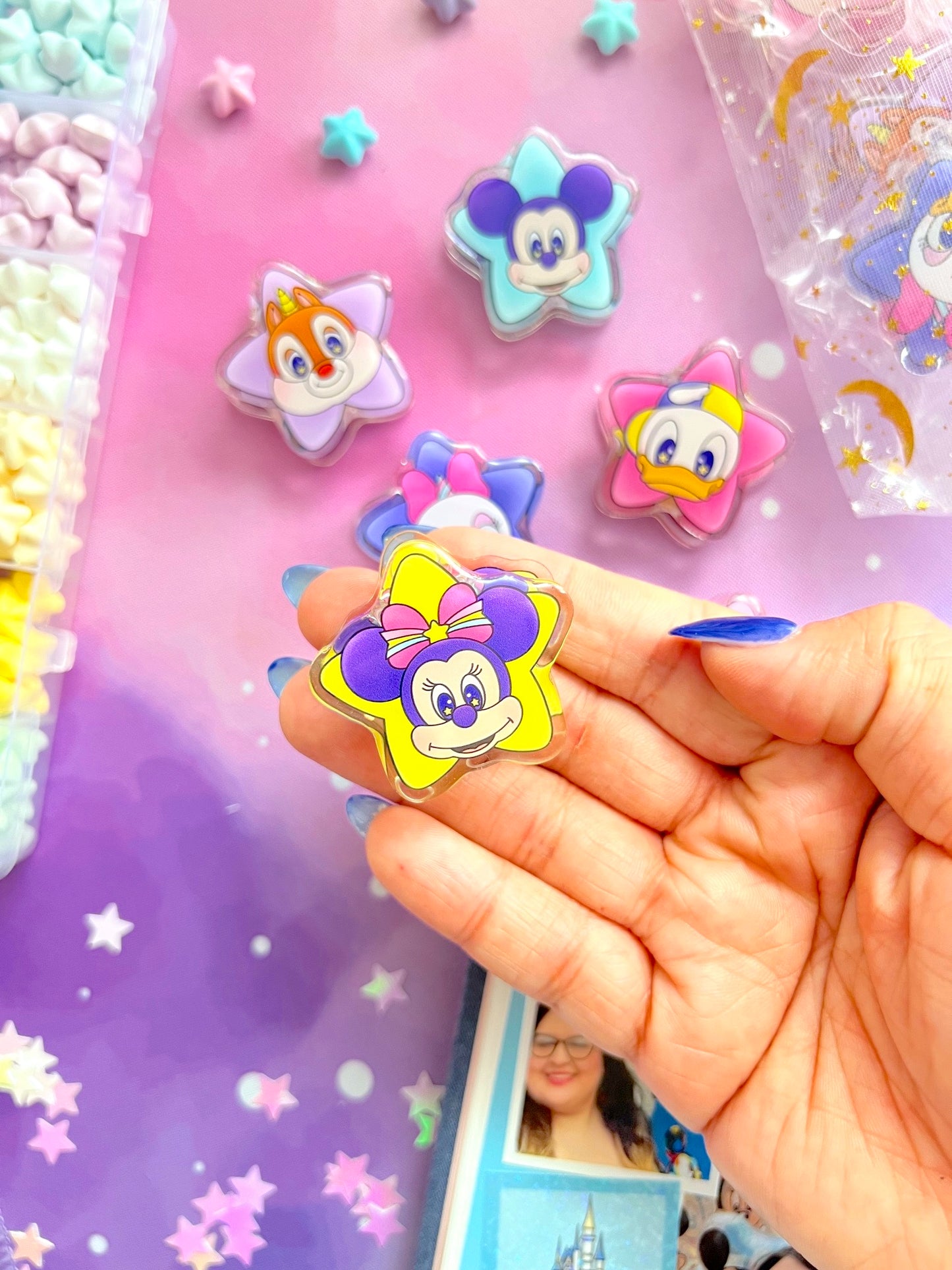 Galaxy Dreams Acrylic Clips