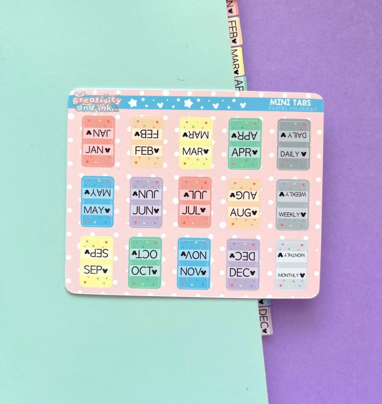 Mini Planner Tabs