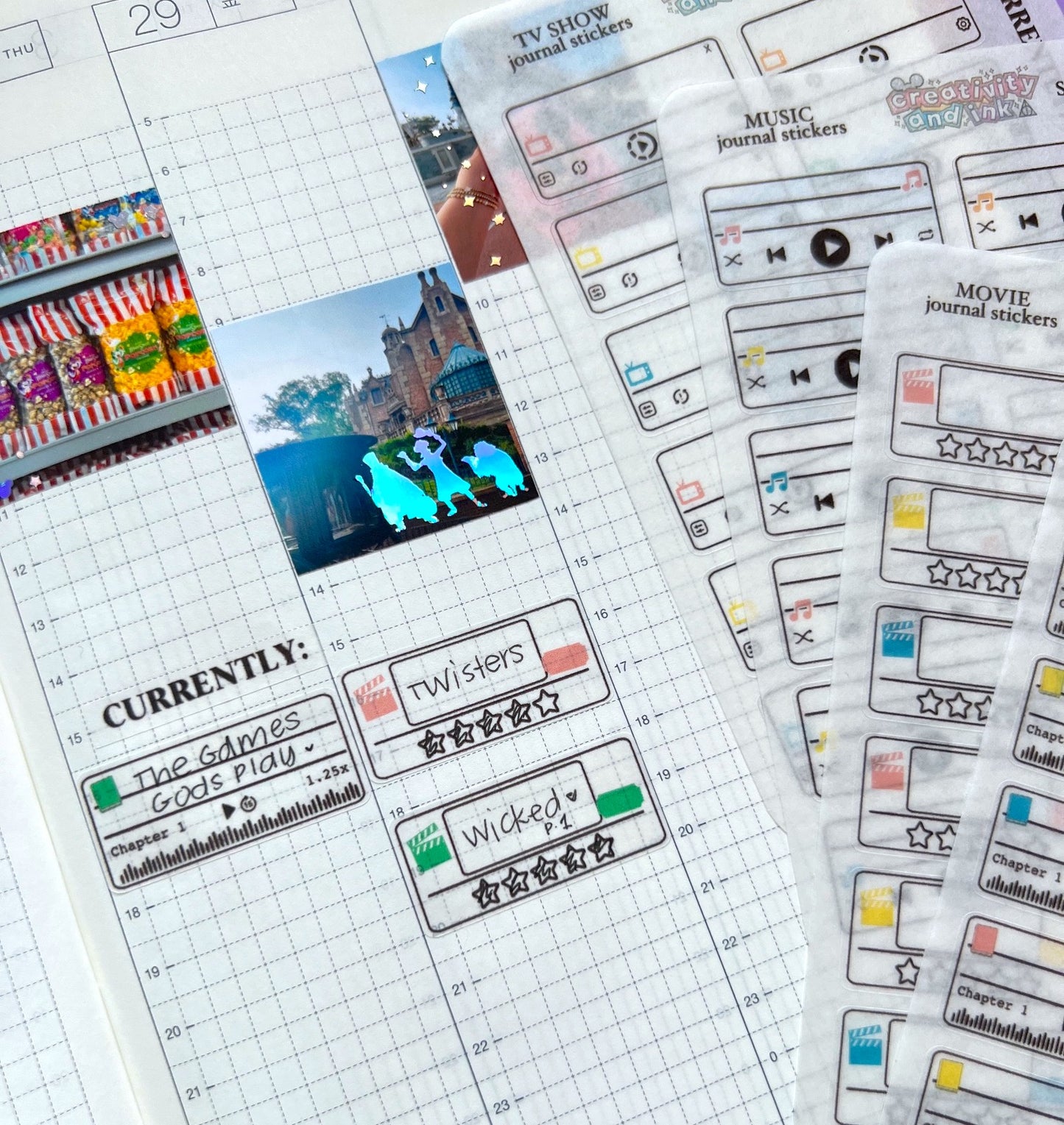 Media Journaling Stickers