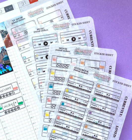 Media Journaling Stickers
