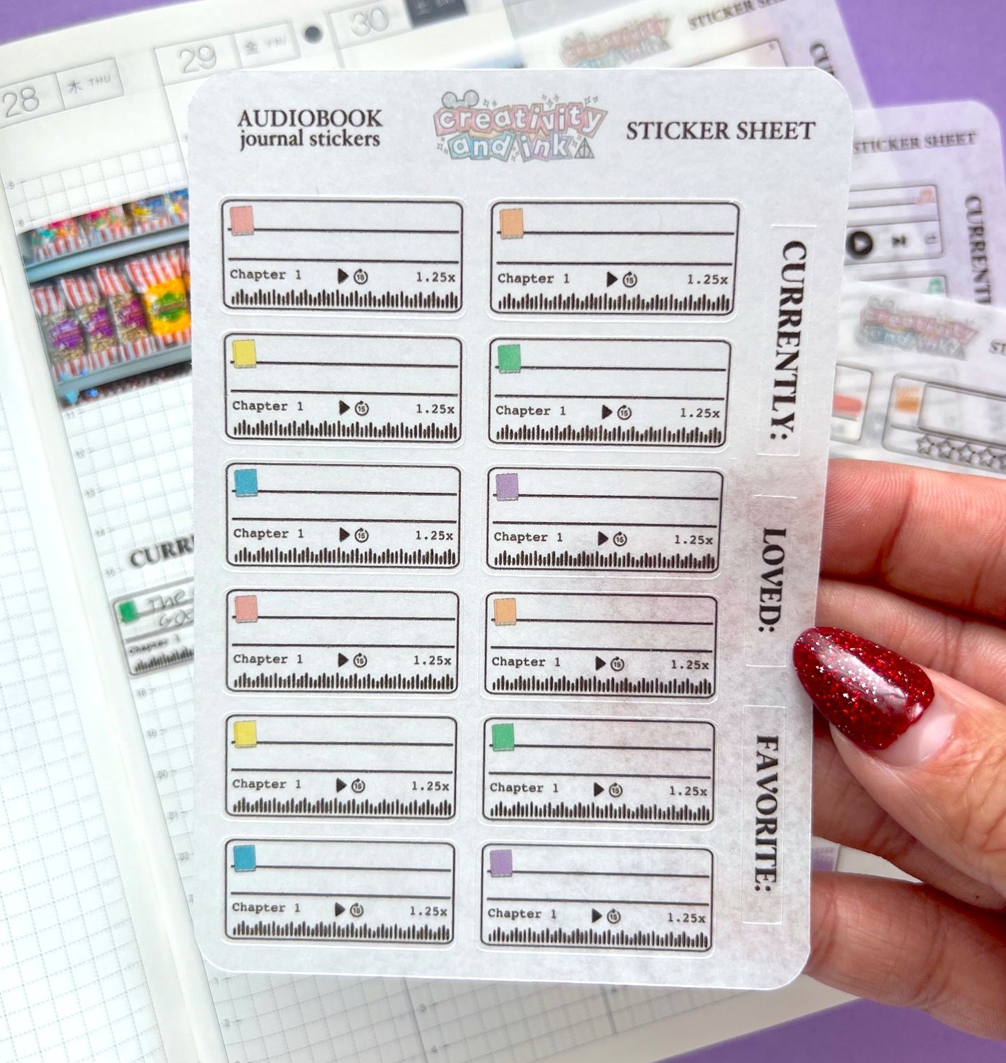 Media Journaling Stickers