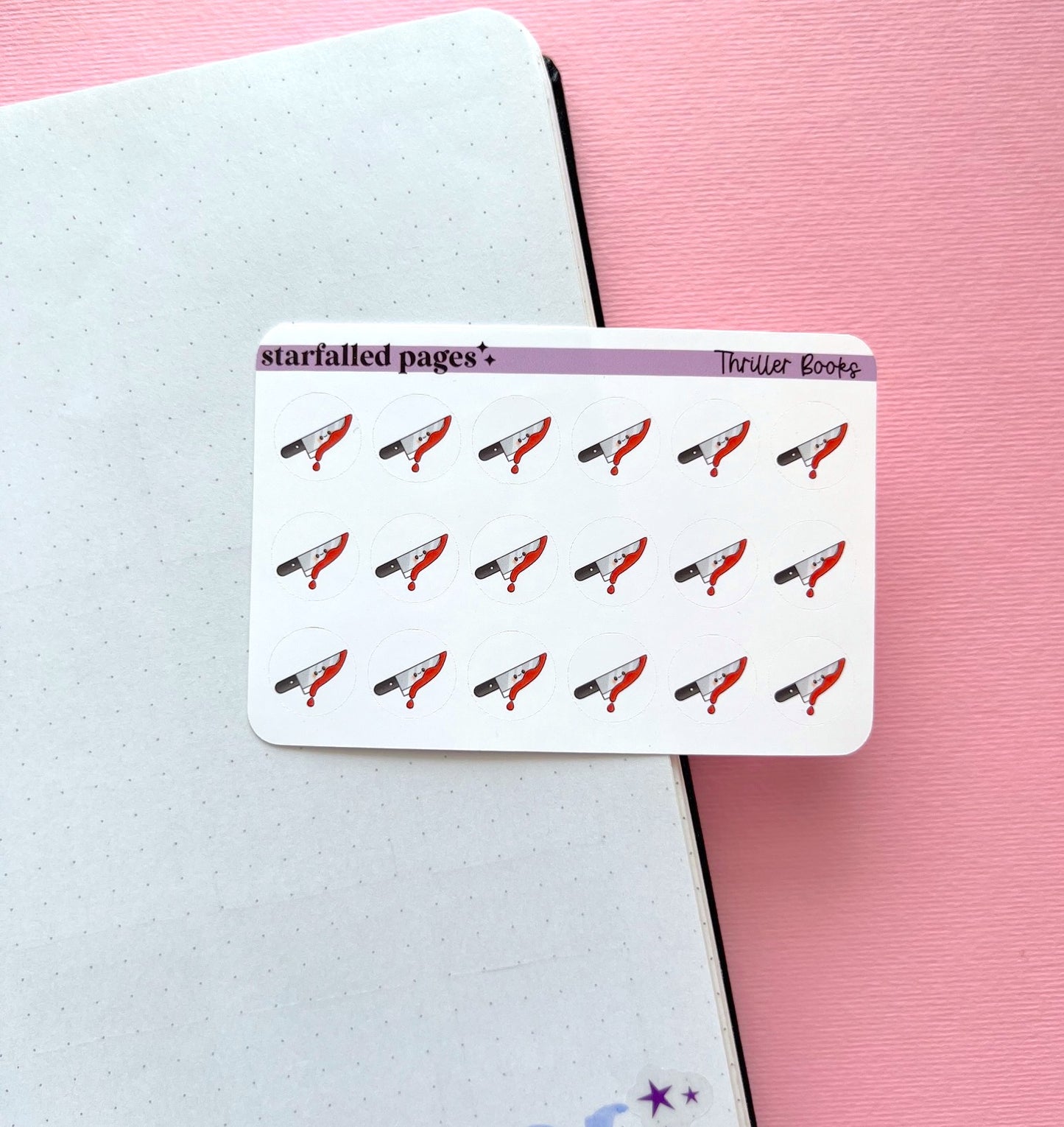 Book Genre Icon Stickers