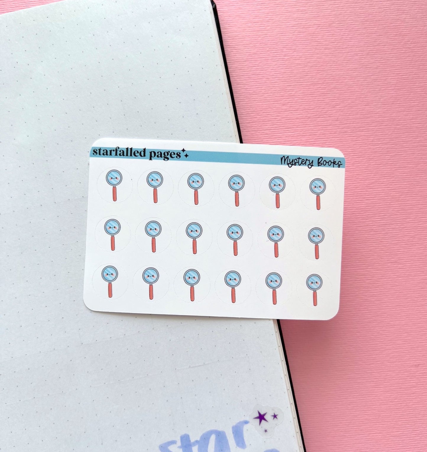Book Genre Icon Stickers