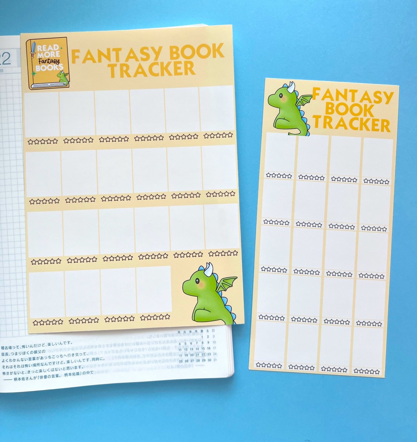 Book Genre FULL SIZE Sticker Trackers