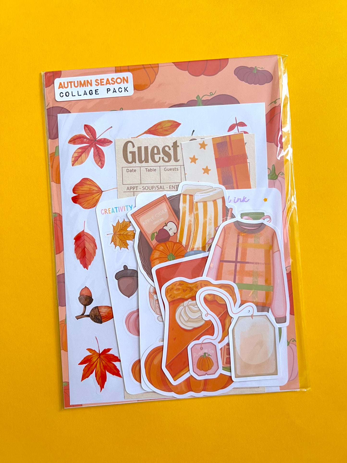 Autumn Season / Collage & Sticker Pack