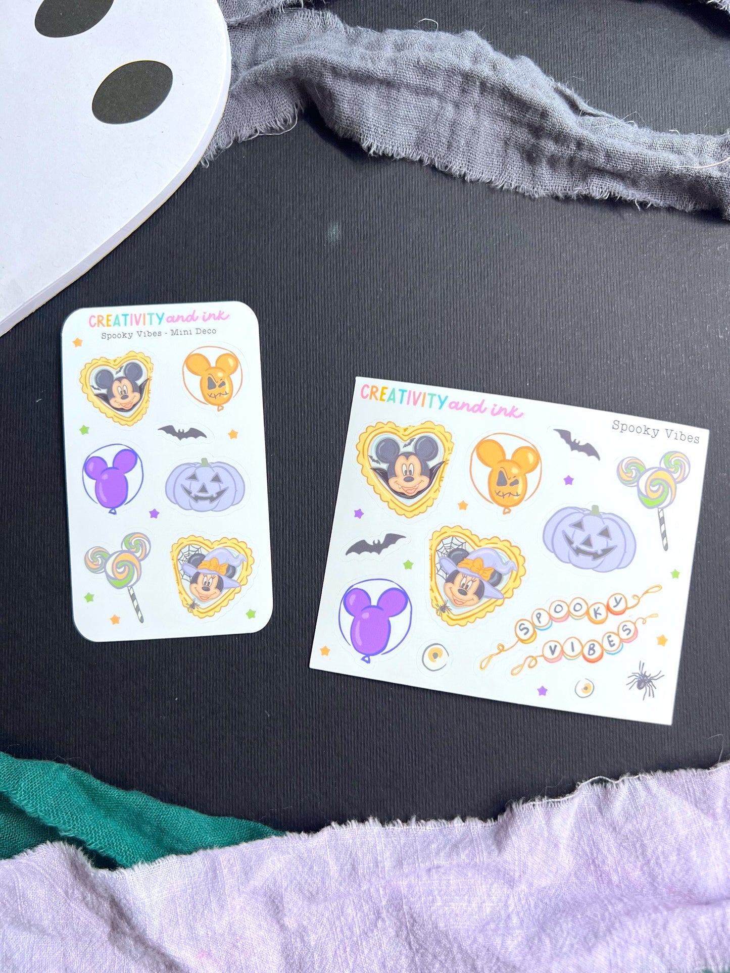 Spooky Vibes / Foiled Sticker Collection