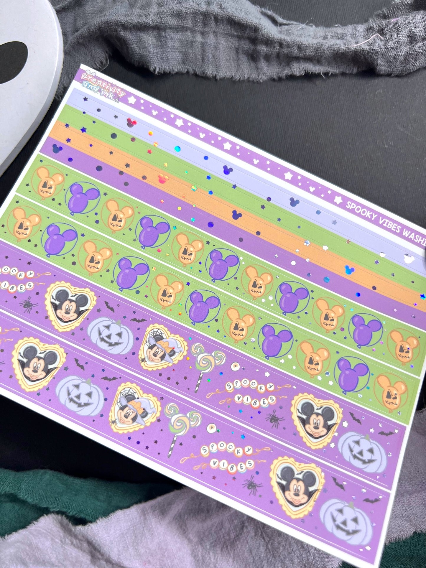 Spooky Vibes / Foiled Sticker Collection