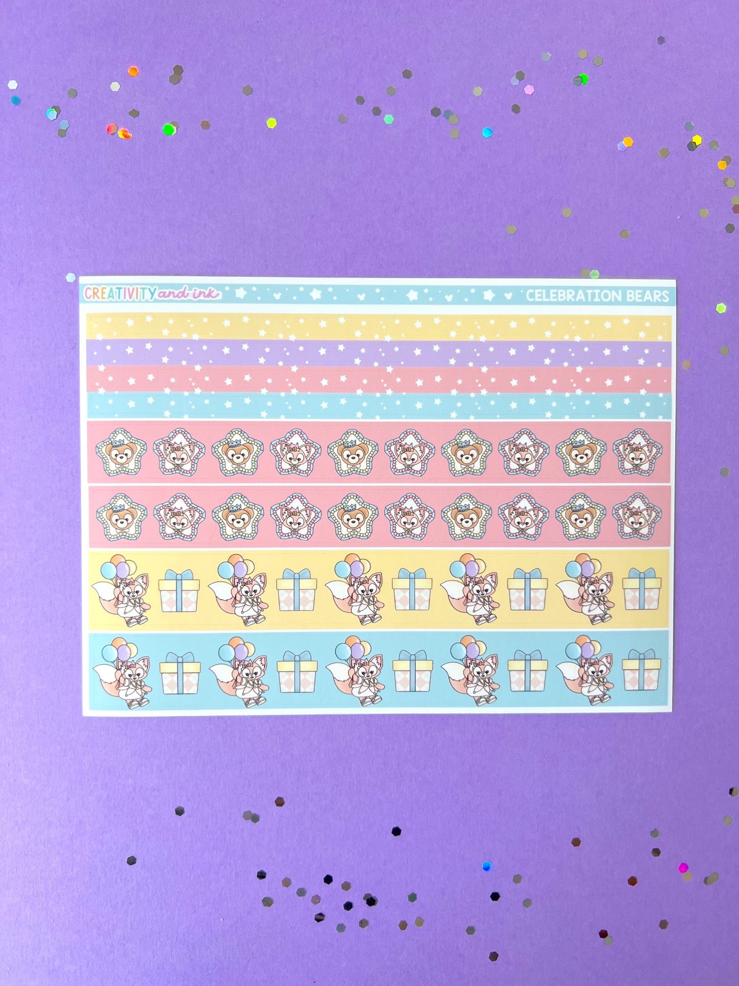 Celebration Bears / Washi Strips