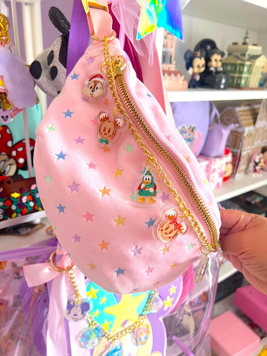 Magical XMAS Icons Large Acrylic Bag Chain