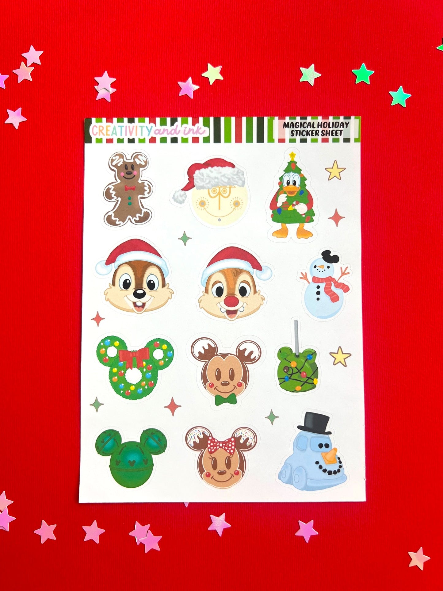 Magical Holiday Sticker Sheet
