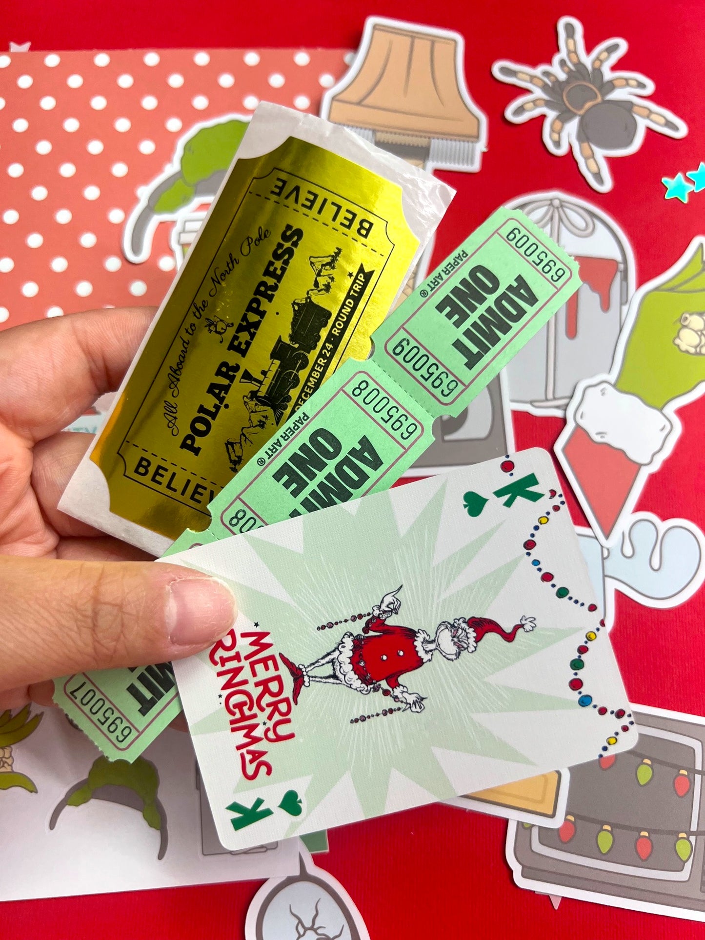 NEW! Christmas Movie Night / Collage & Sticker Pack