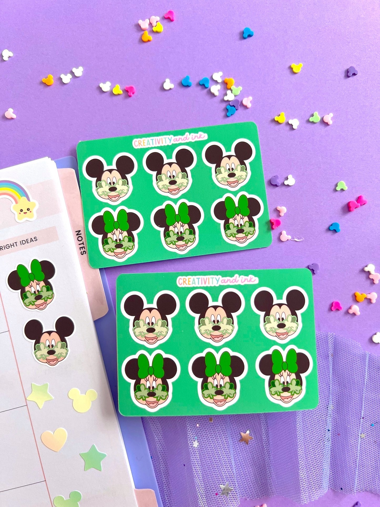 Lucky Magical Friends Sticker Sheet