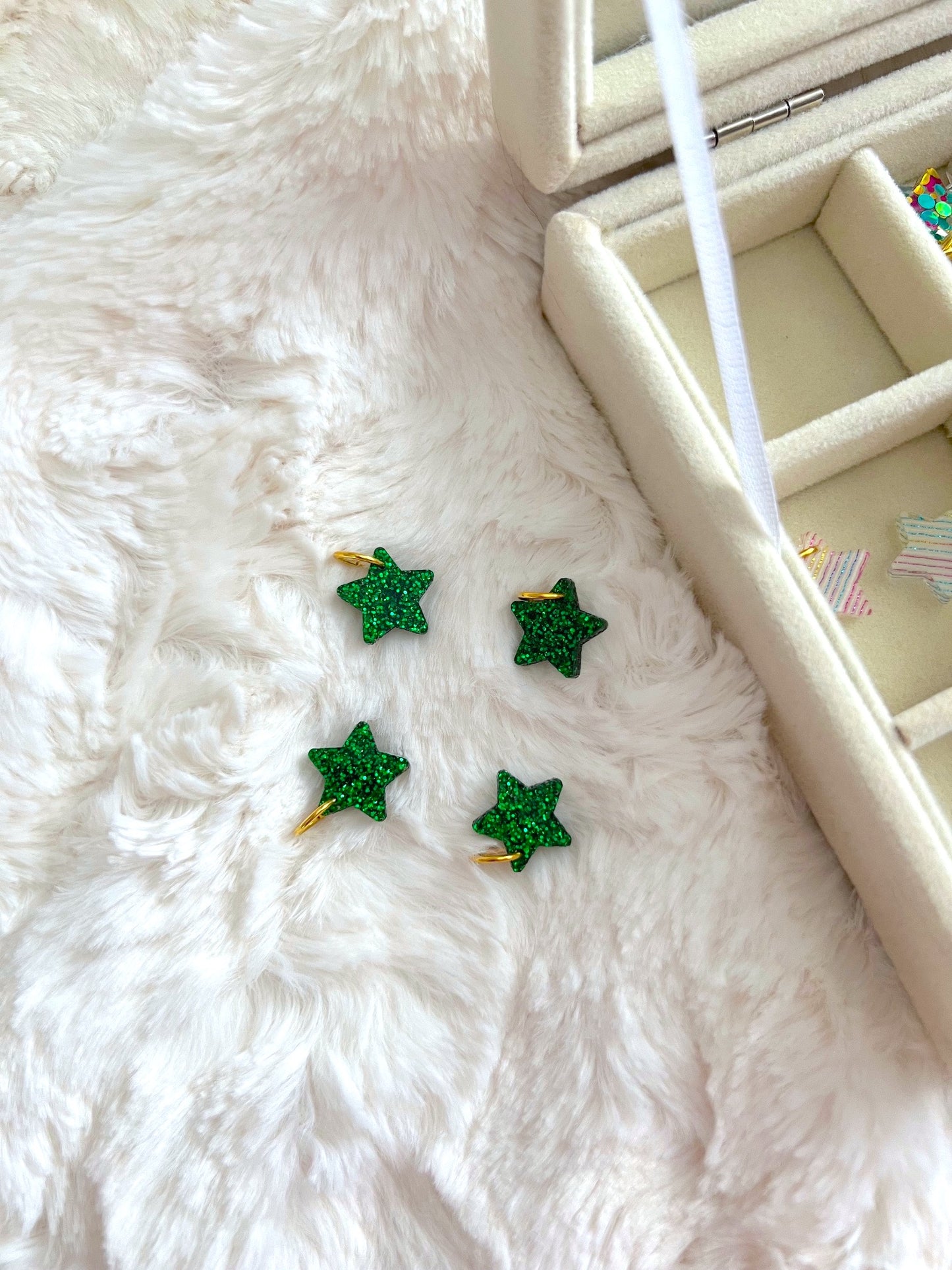 Green + Rainbow / Mini Bracelet Charms *LIMITED*