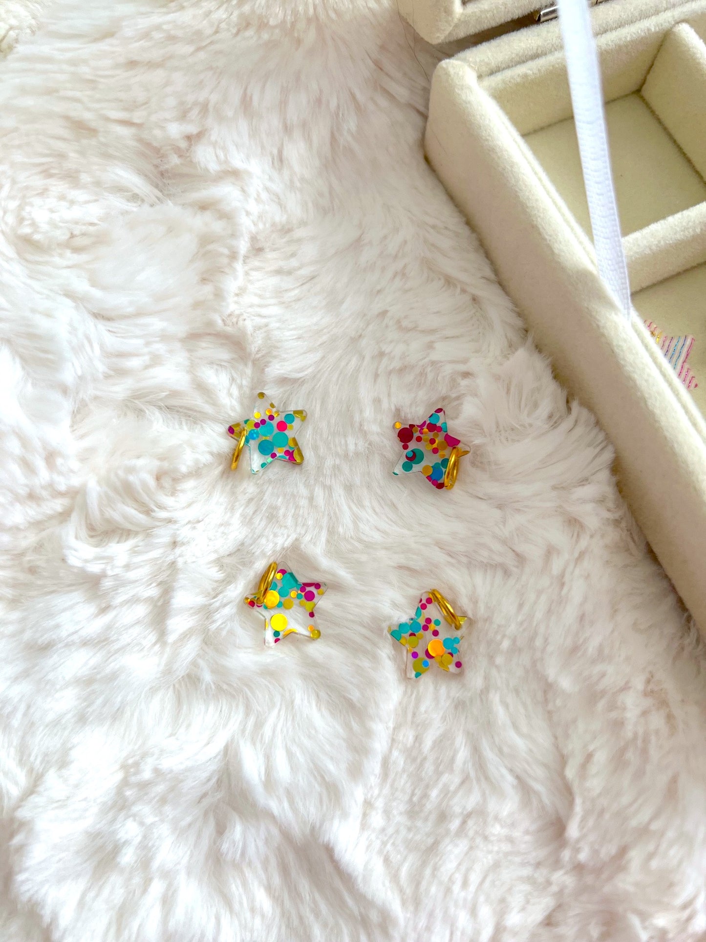 Green + Rainbow / Mini Bracelet Charms *LIMITED*