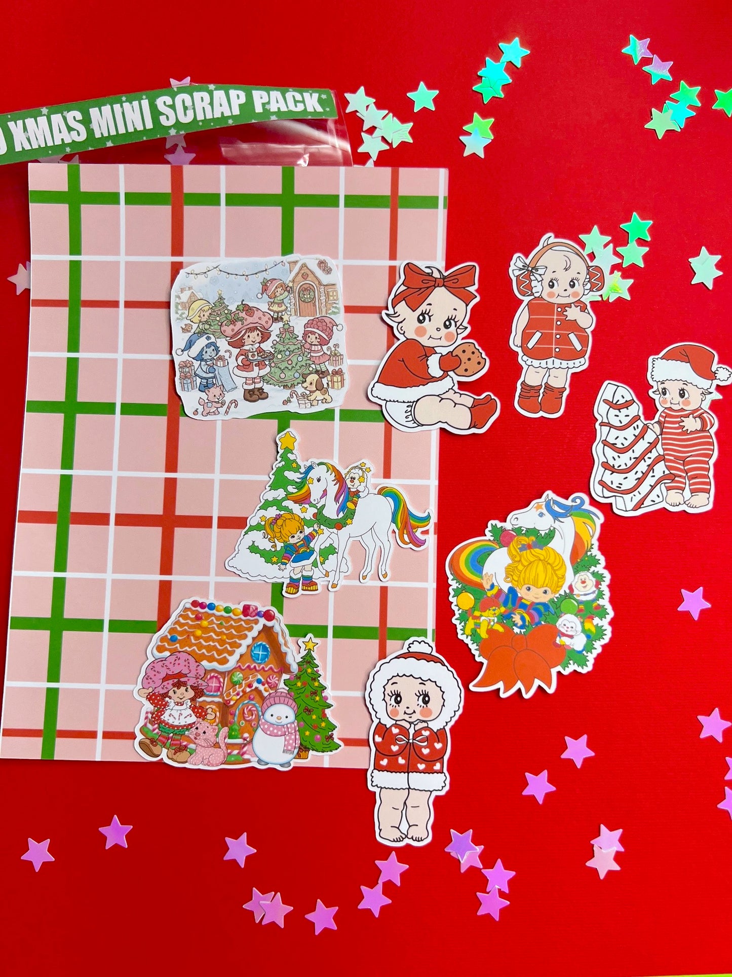 Retro XMAS MINI Scrap Pack