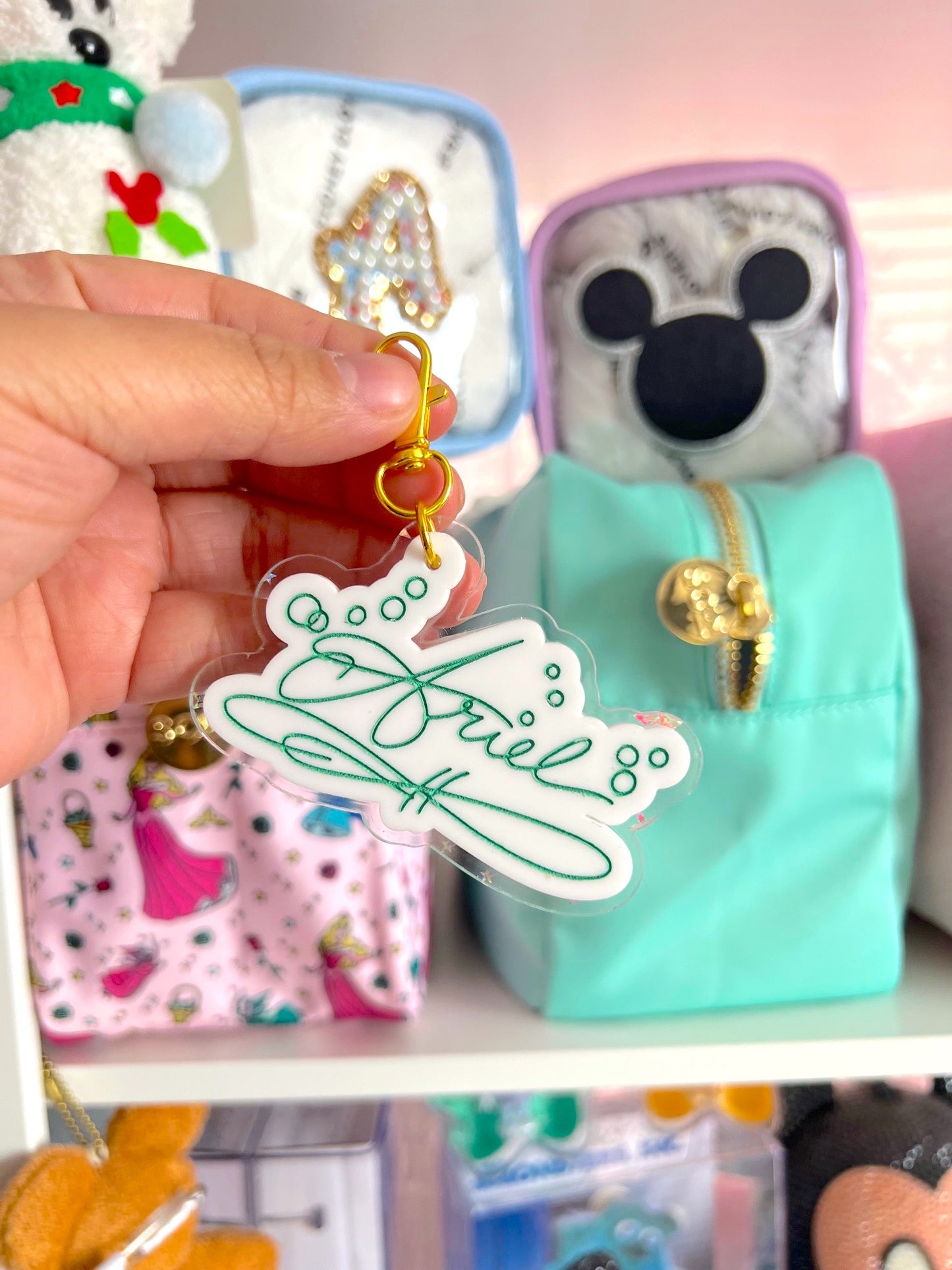 Princess Signature / Acrylic Bag Charm - Keychain