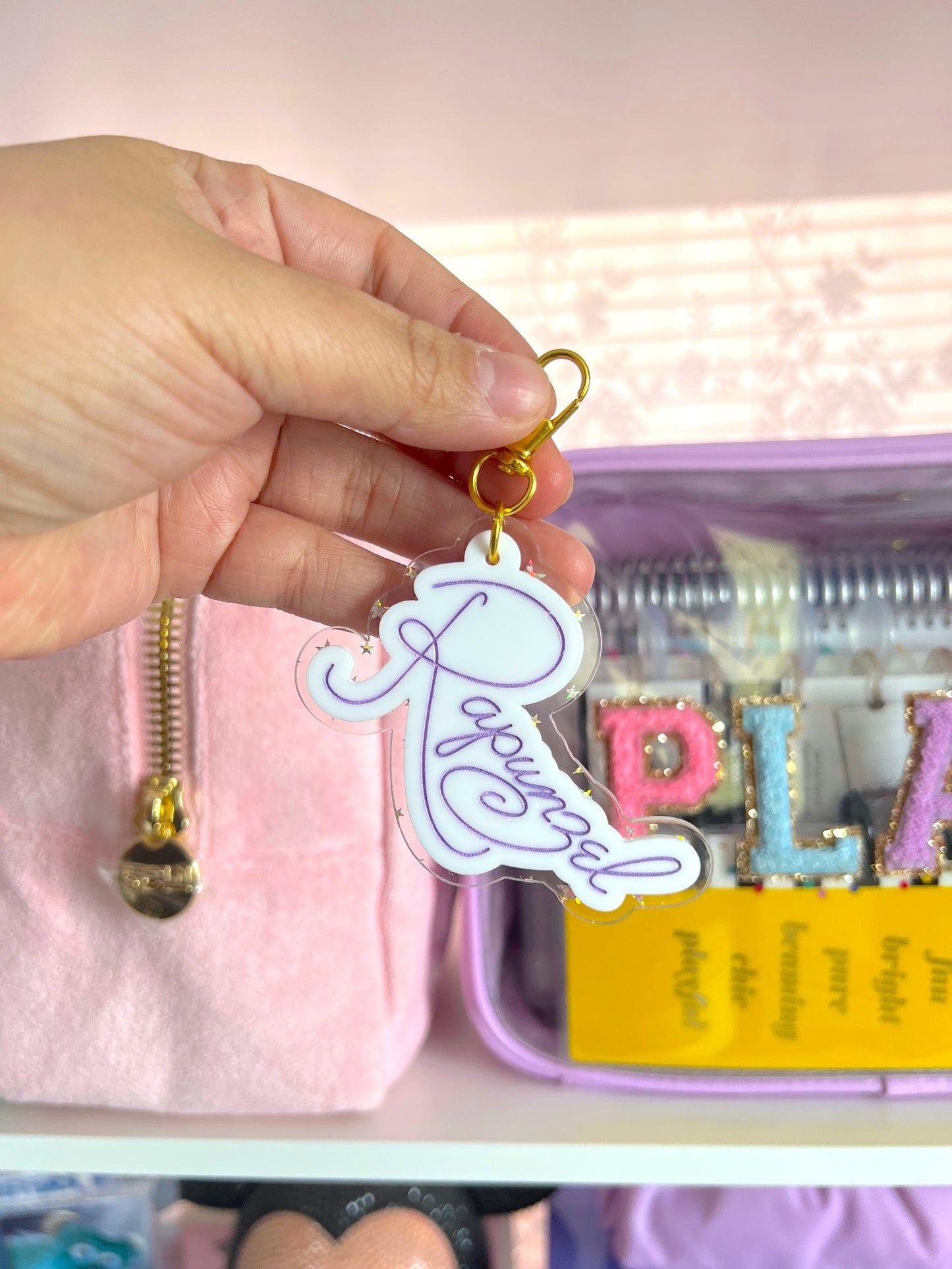 Princess Signature / Acrylic Bag Charm - Keychain