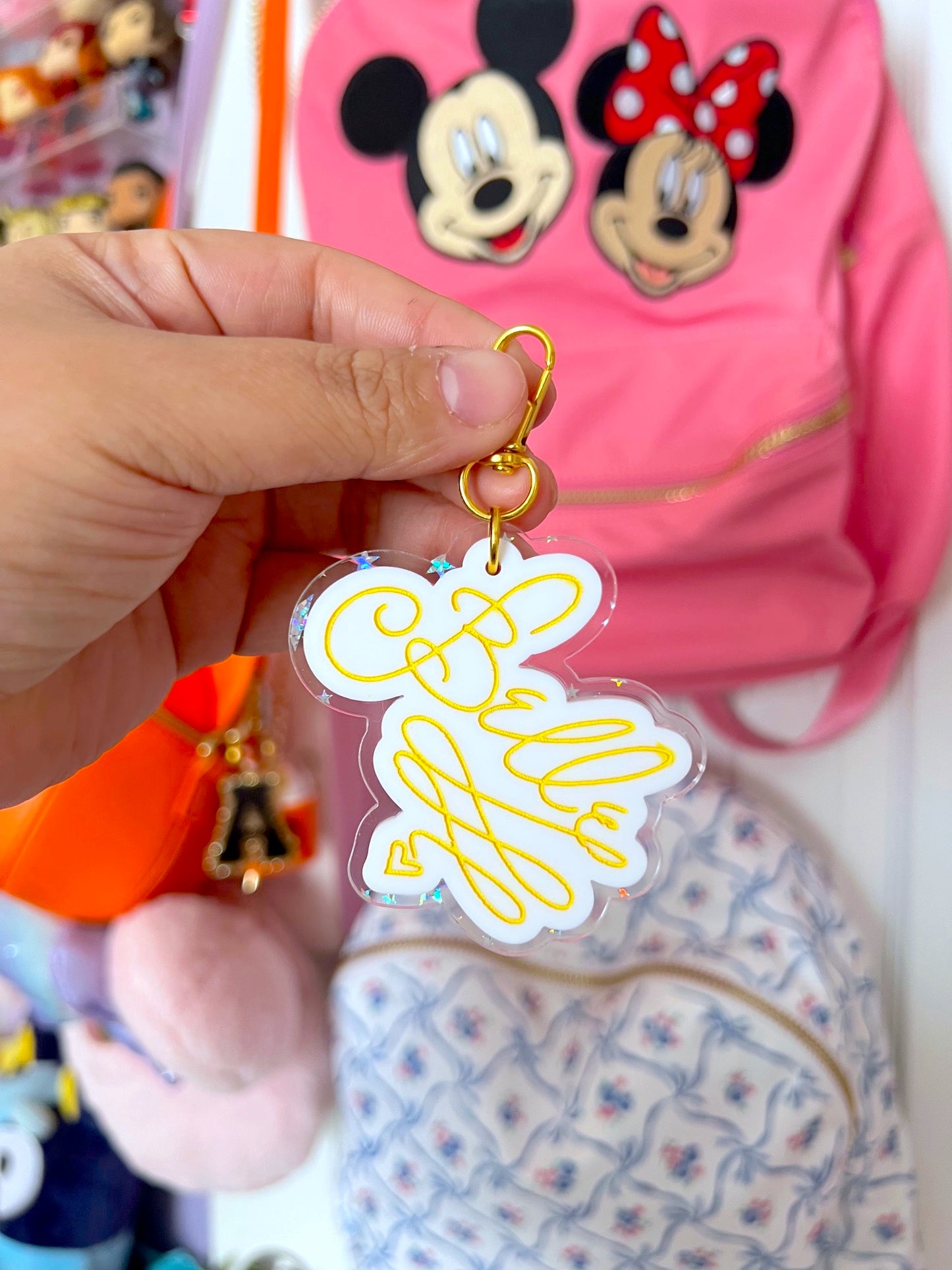 Princess Signature / Acrylic Bag Charm - Keychain