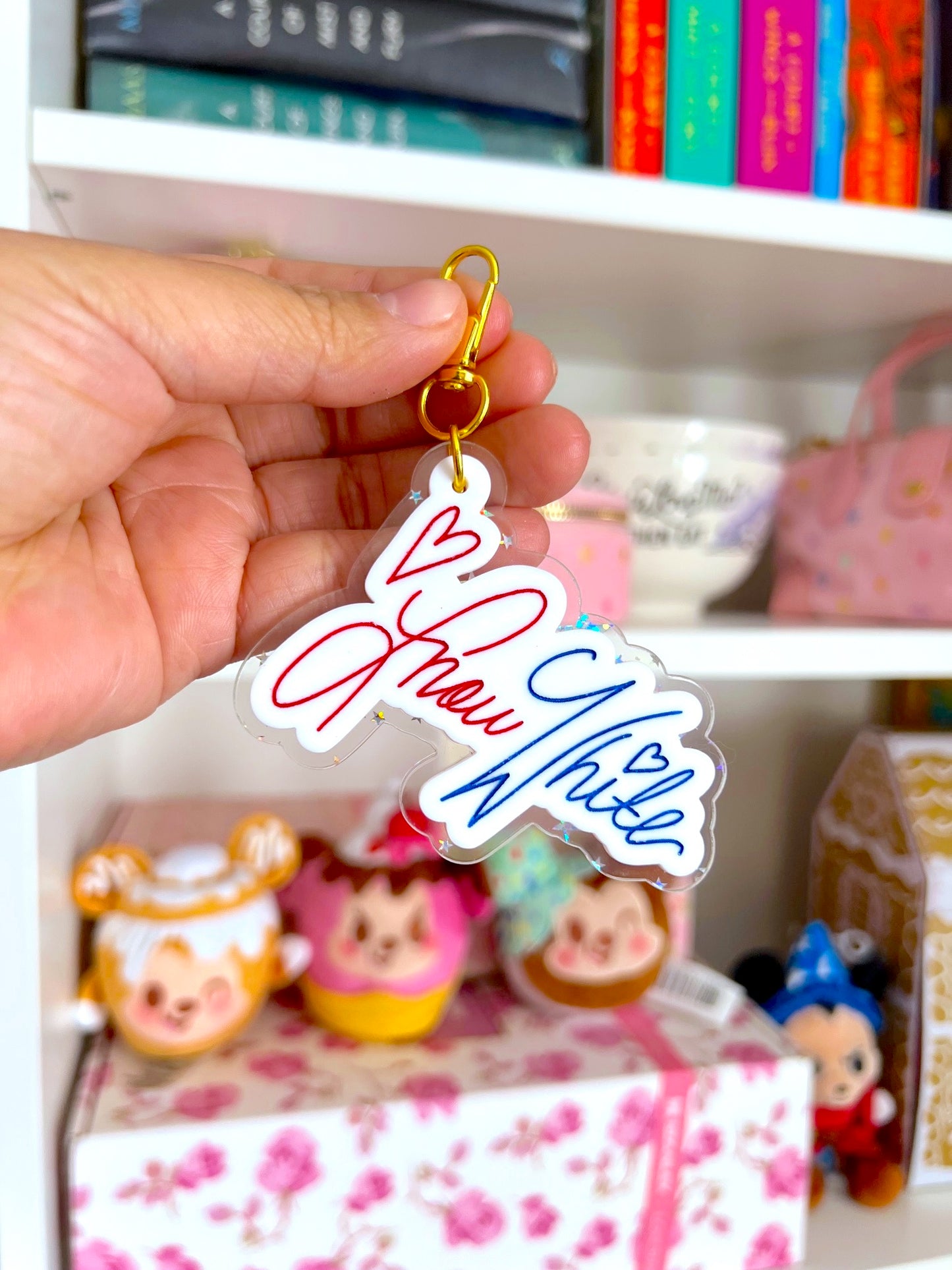 Princess Signature / Acrylic Bag Charm - Keychain