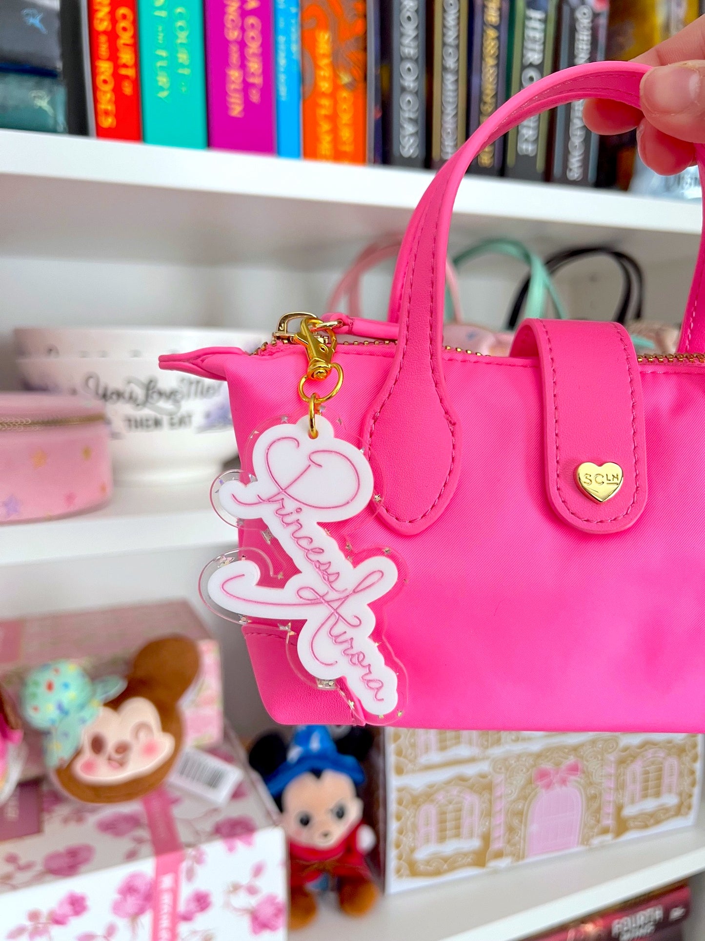 Princess Signature / Acrylic Bag Charm - Keychain