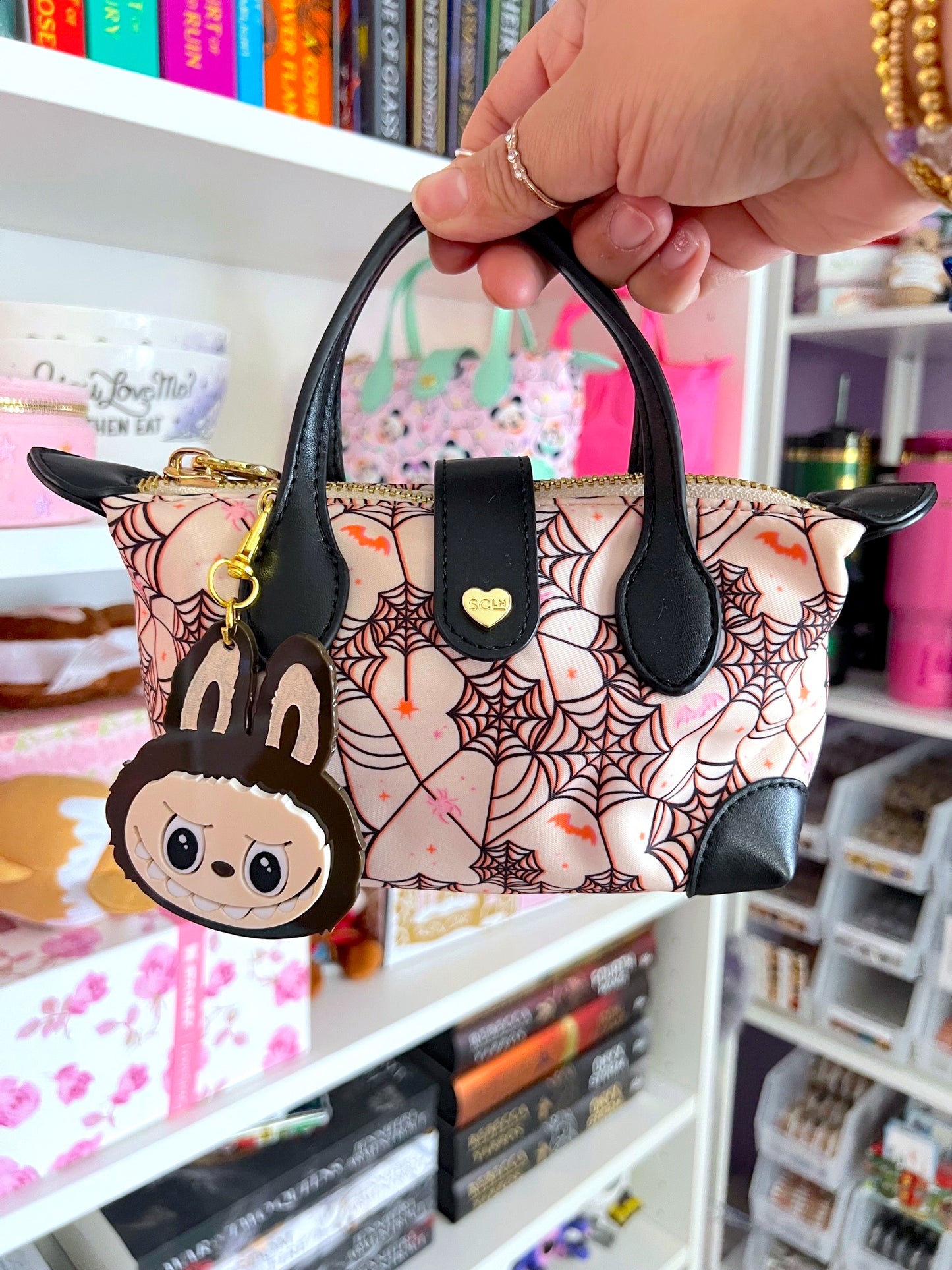 Brown Monster Bag Charm / Keychain