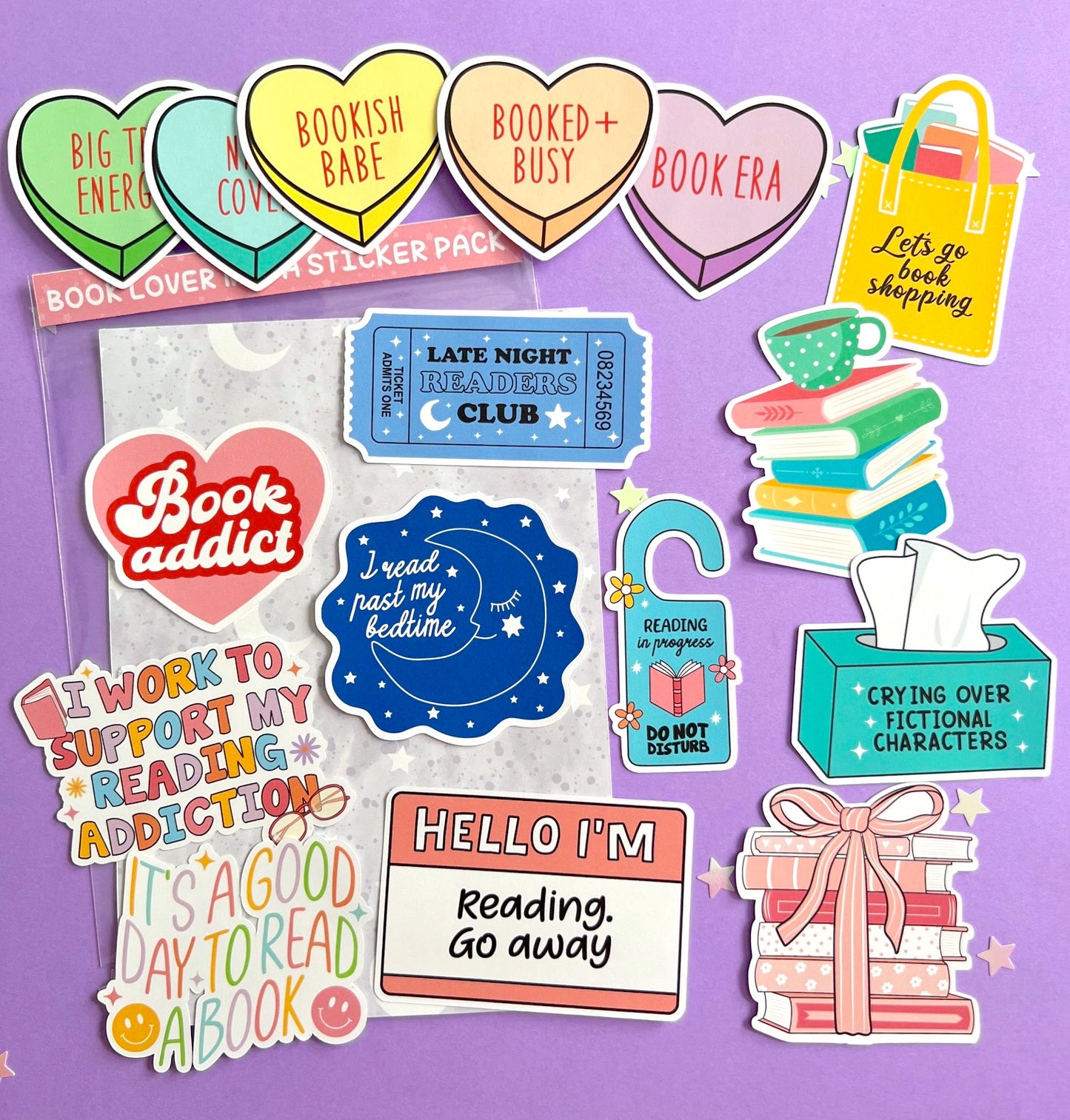 Book Lover MEGA Sticker Pack
