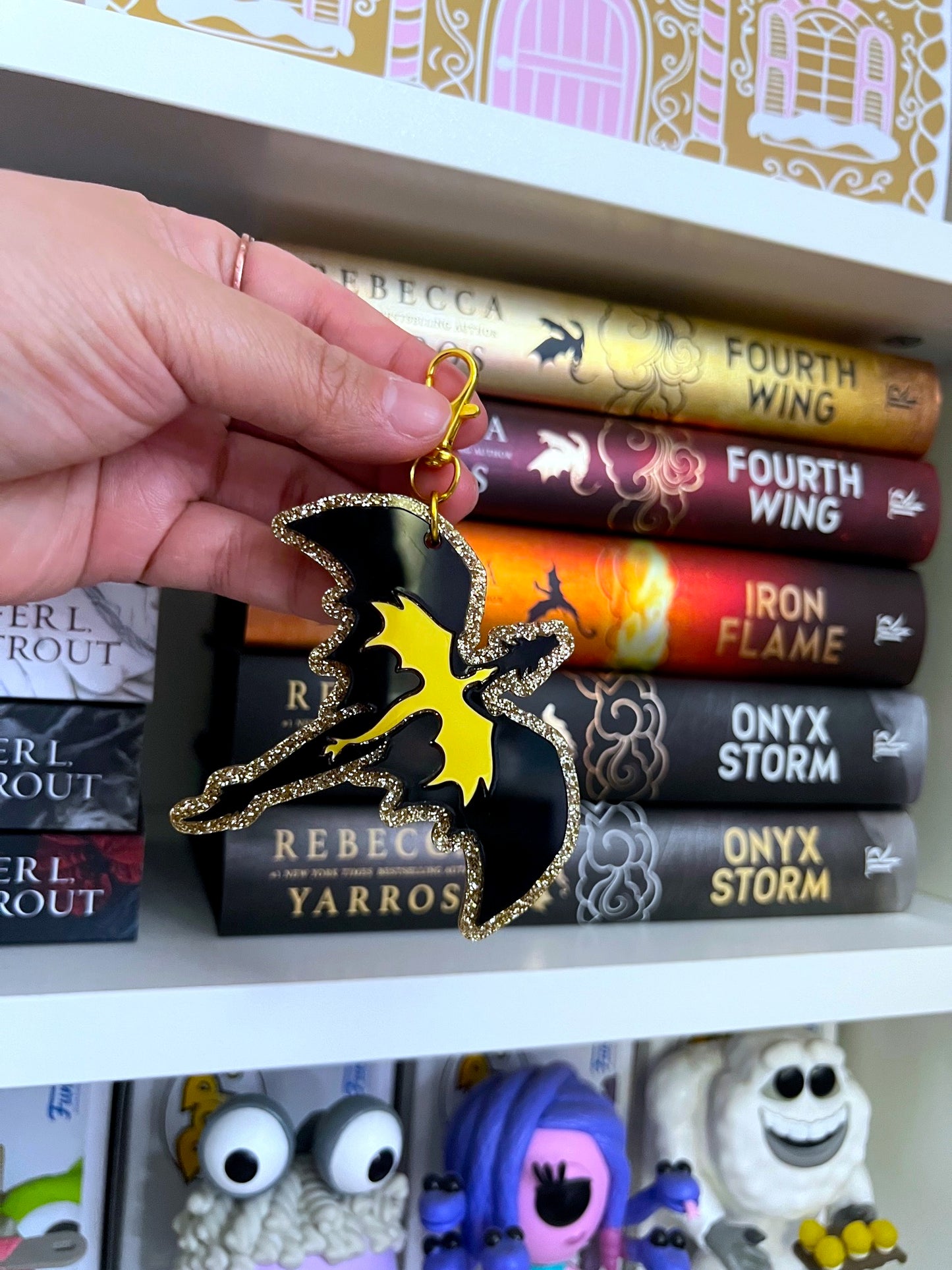 Double Dragons Bag Charm / Keychain