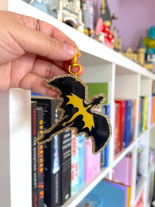 Double Dragons Bag Charm / Keychain