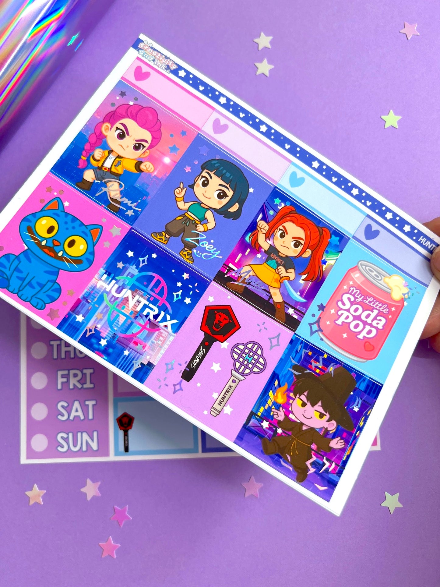 Hunters / PURPLE FOIL (LIMITED) Foil Full Kit (1.5" BOXES)