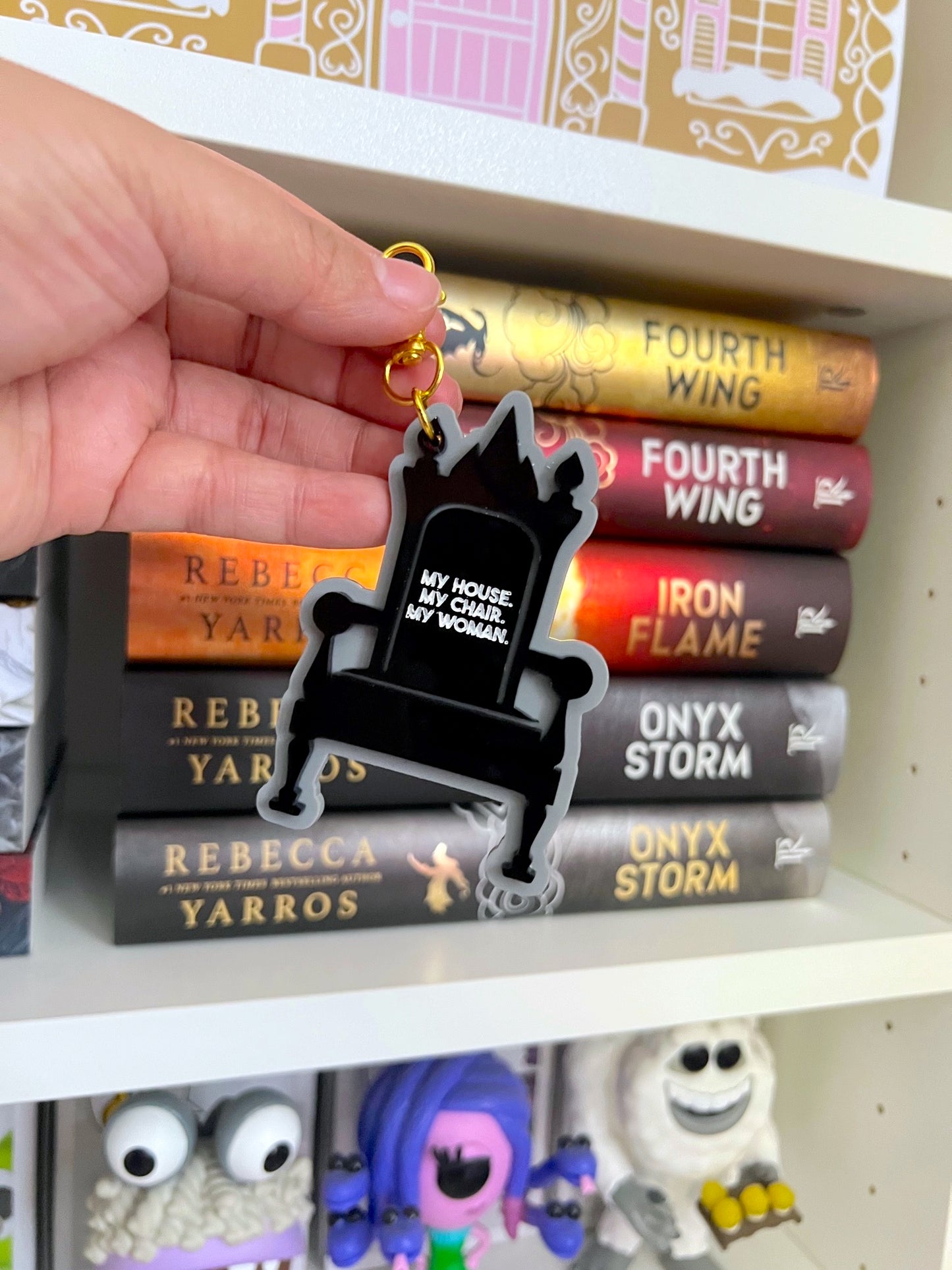 My Woman Throne Bag Charm / Keychain