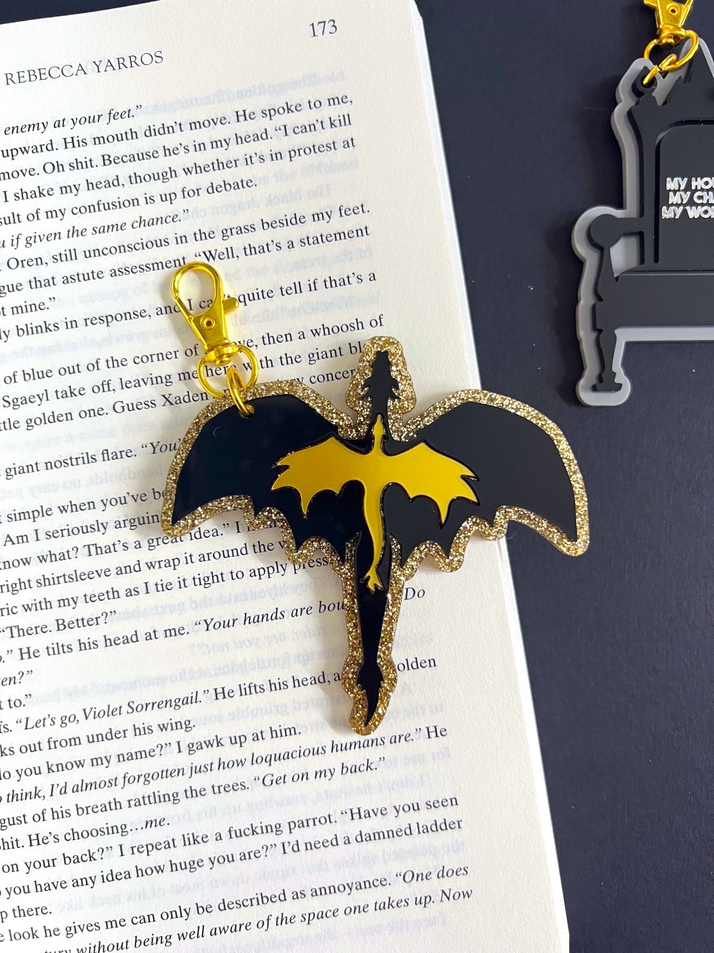 Double Dragons Bag Charm / Keychain