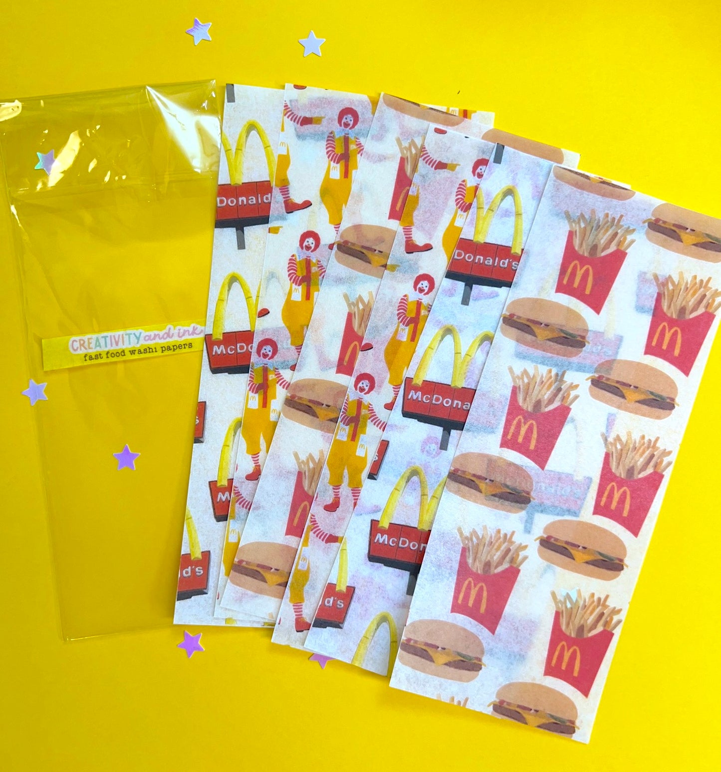 Fast Food Washi Paper Pack