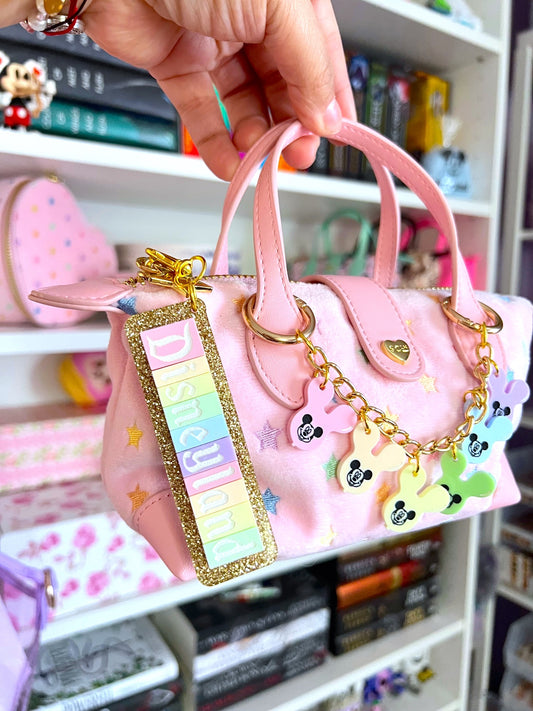 D-Land Marquee Bag Charm / Keychain
