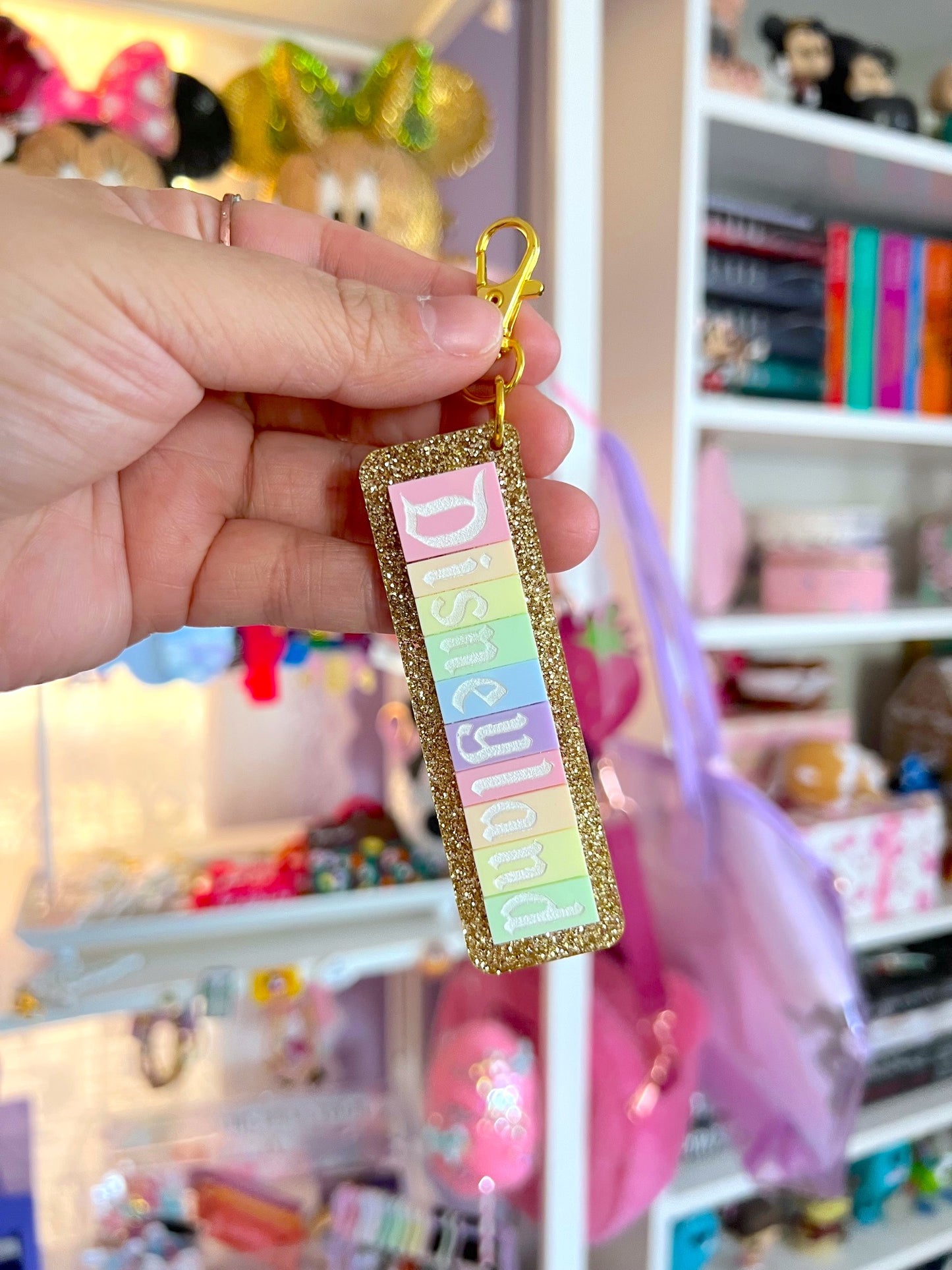 D-Land Marquee Bag Charm / Keychain