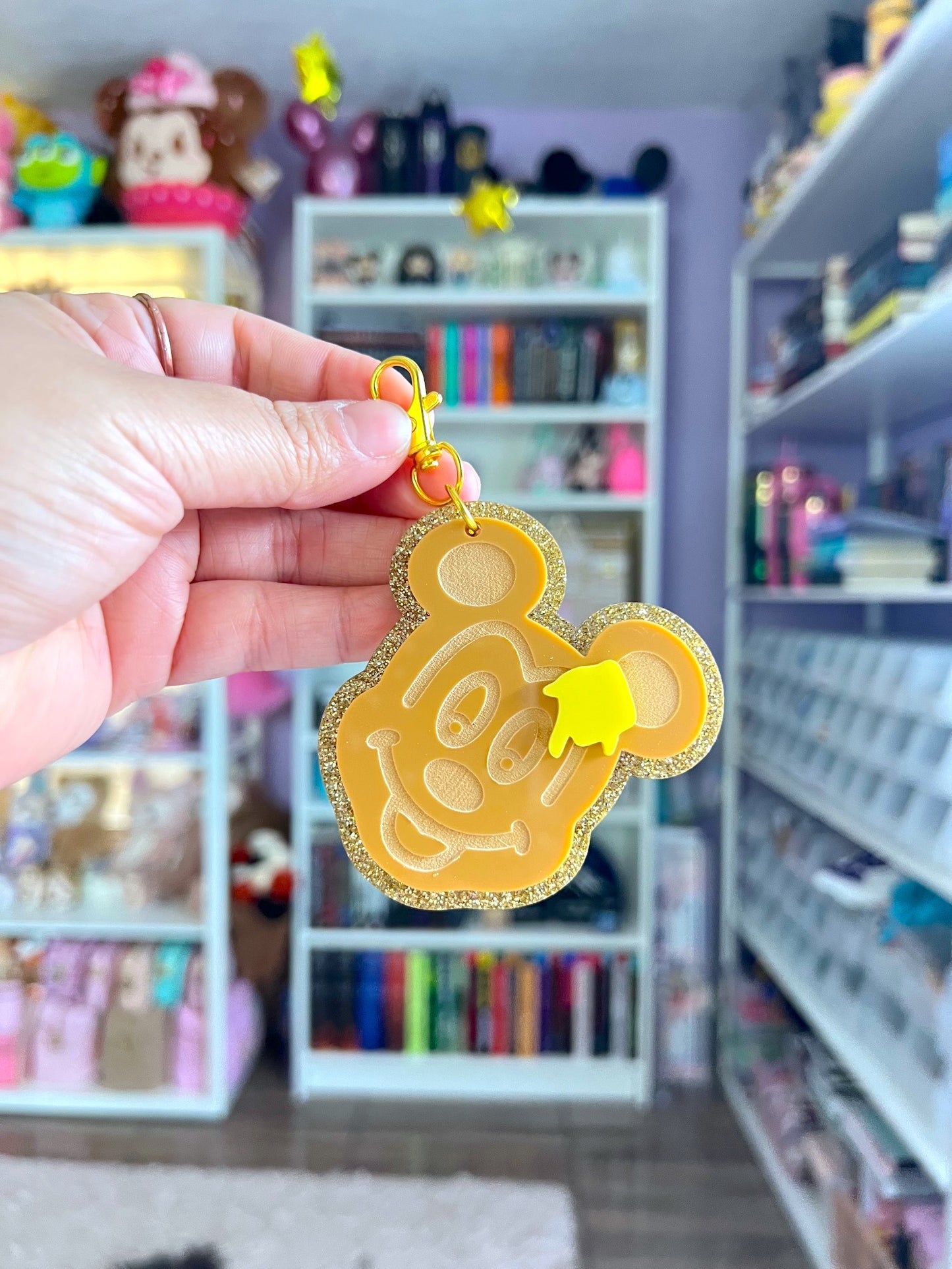 Magical Waffle Bag Charm / Keychain