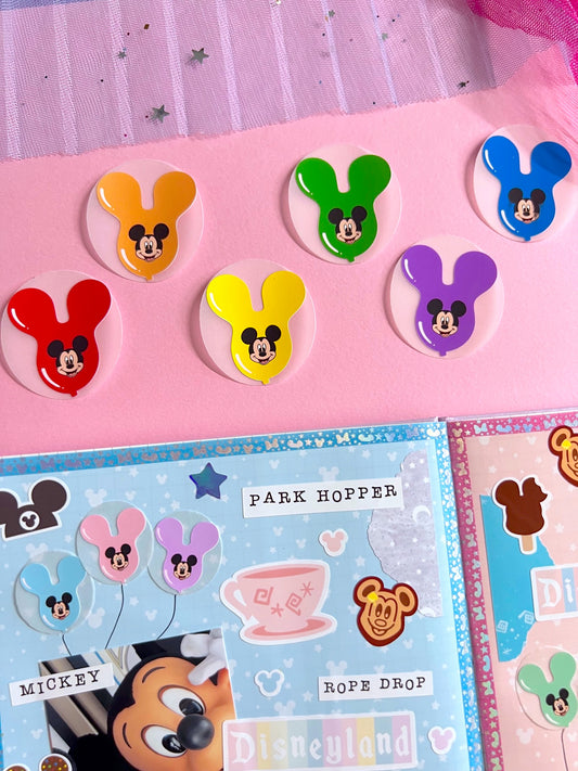 Rainbow Mouse Balloons / Vellum Die Cut PACK (Mini / Standard)