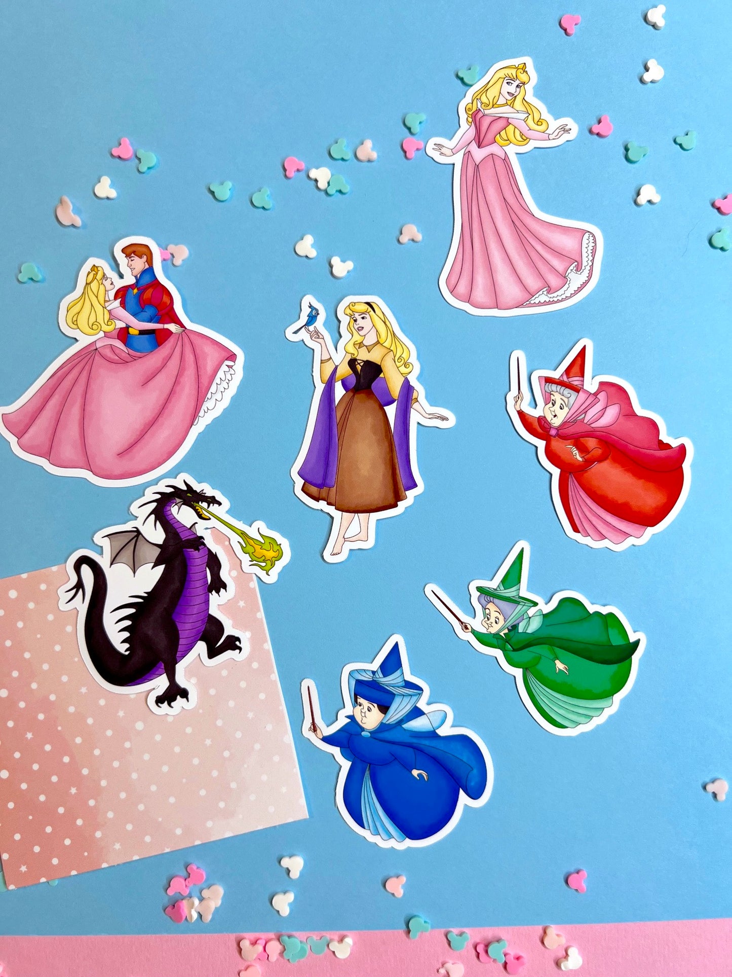 Sleeping Princess 2.0 / Sticker Die Cut PACK
