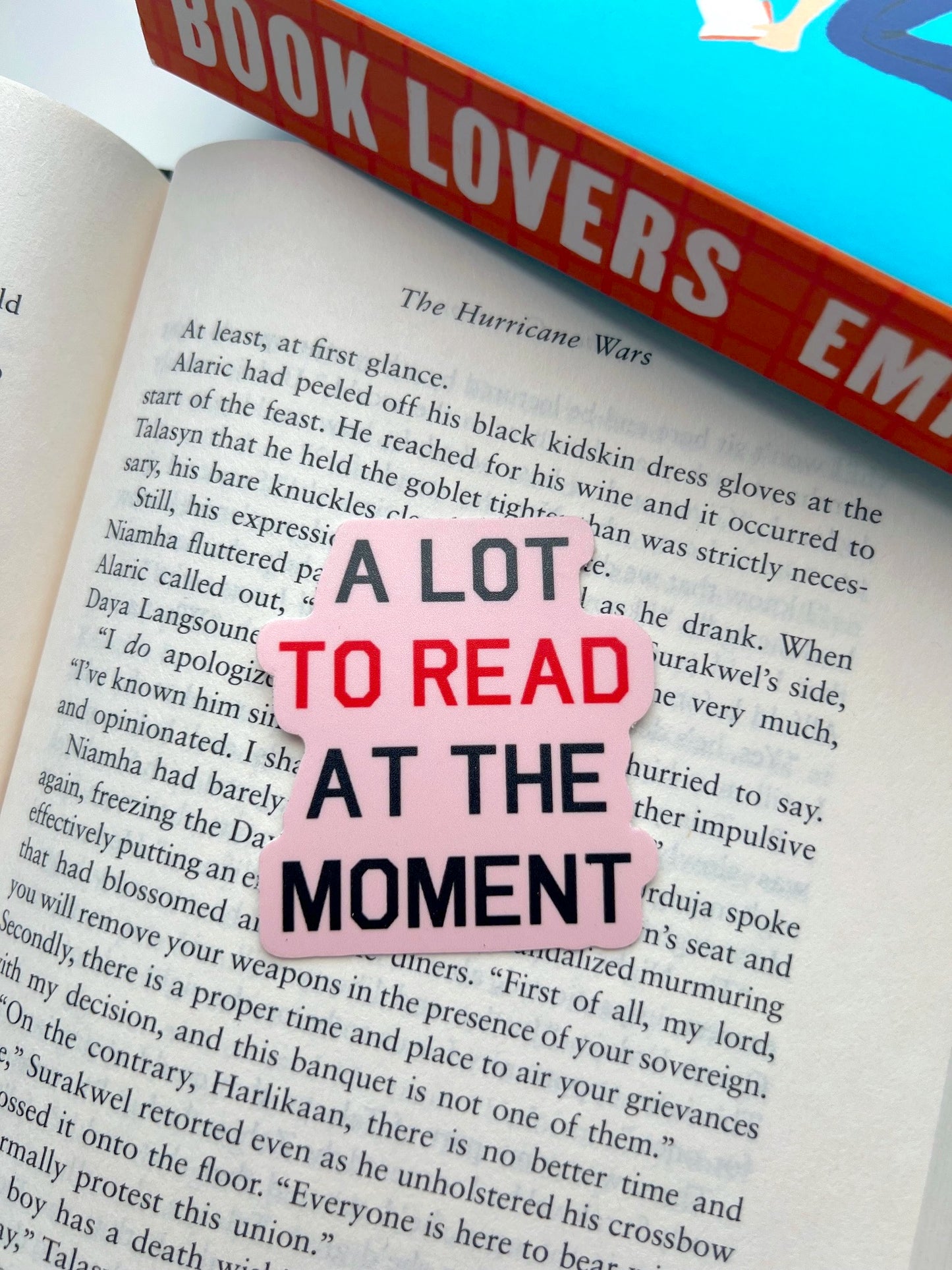 A Lot to Read / MATTE Vinyl Sticker