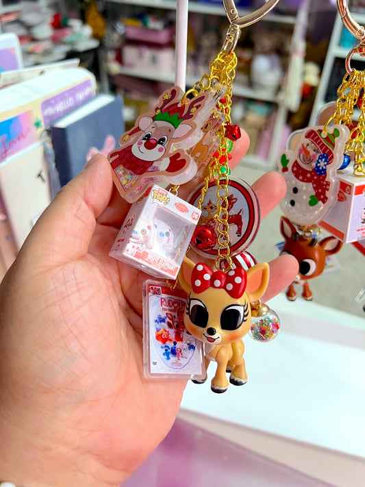 Handmade REINDEER Chunky Bag Charm / Keychain (LIMITED)